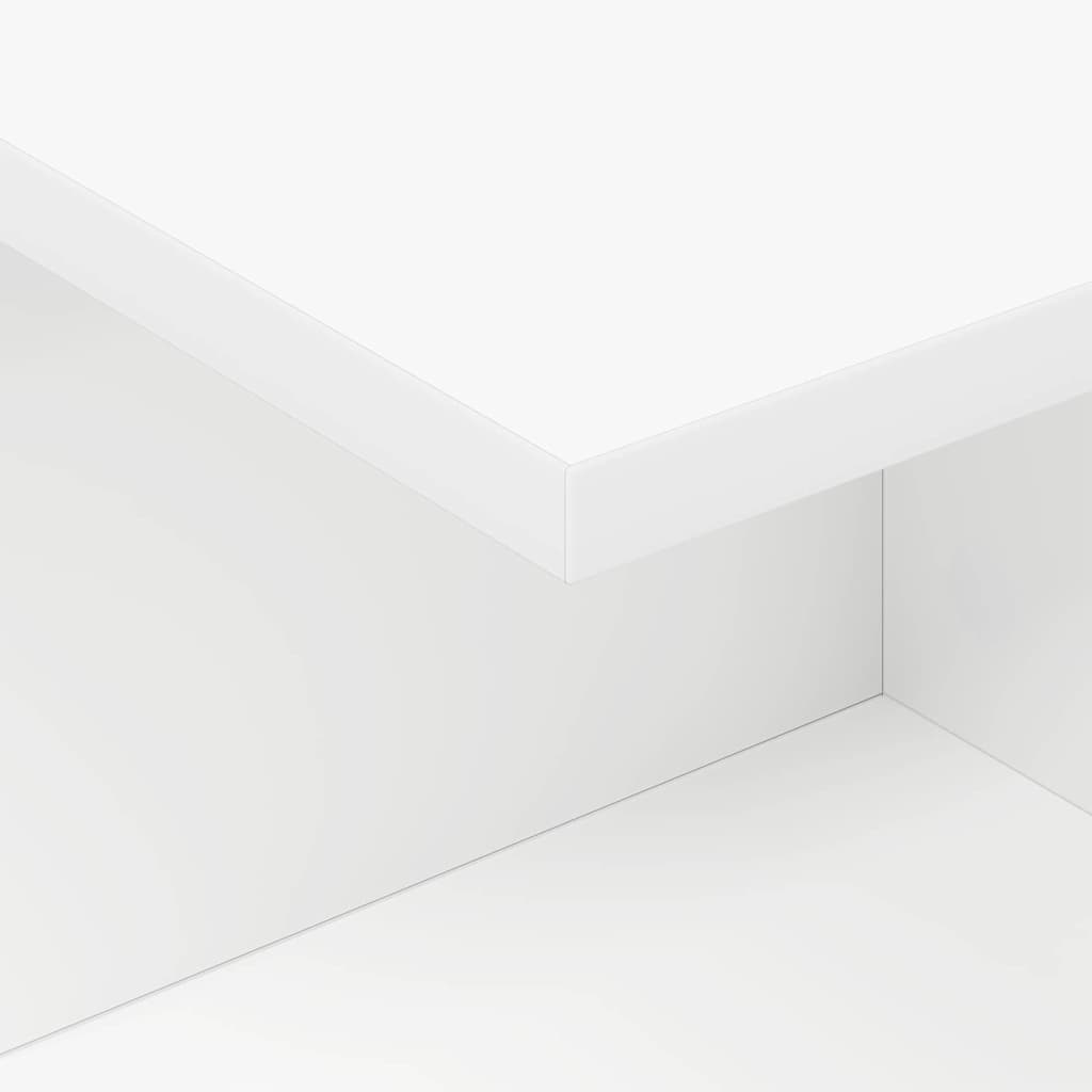 Table de chevet 2 pcs Blanc 40 x 30 x 25 cm Bois d'ingénierie - XIOS