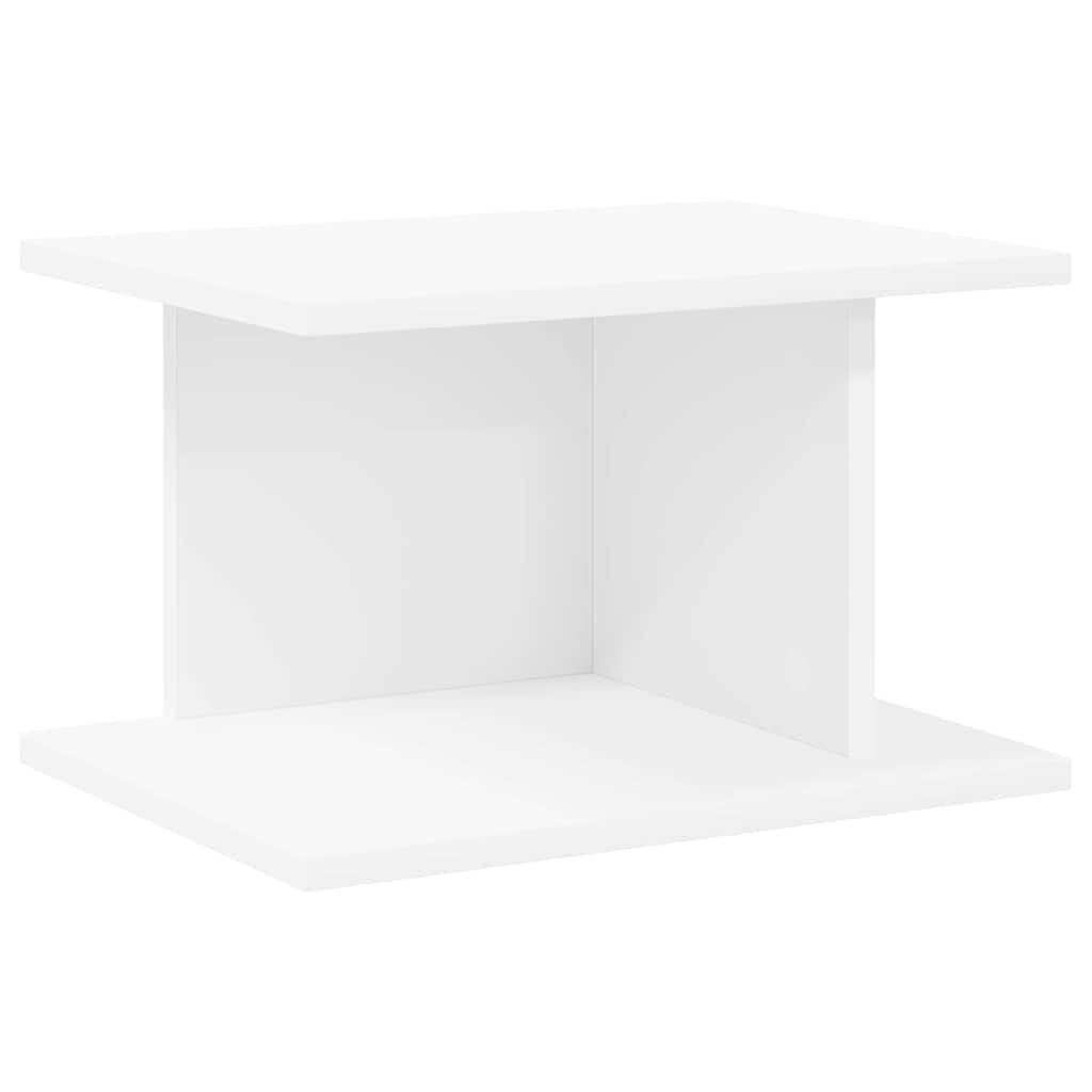 Table de chevet 2 pcs Blanc 40 x 30 x 25 cm Bois d'ingénierie - XIOS