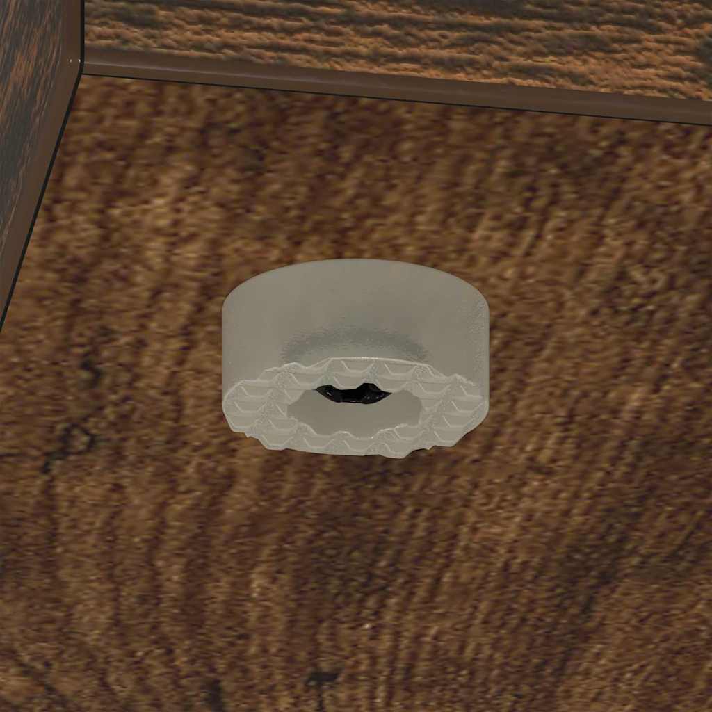 Table d'appoint Chêne fumé 35 x 25 x 50 cm Bois d'ingénierie - XIOS