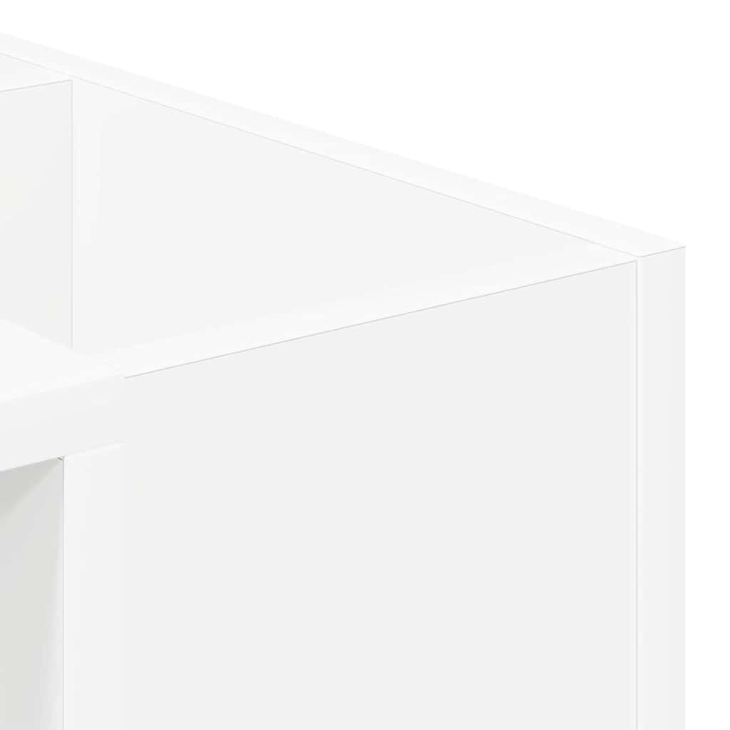 Table basse Blanc 101,5 x 50 x 37 cm Bois d'ingénierie - XIOS