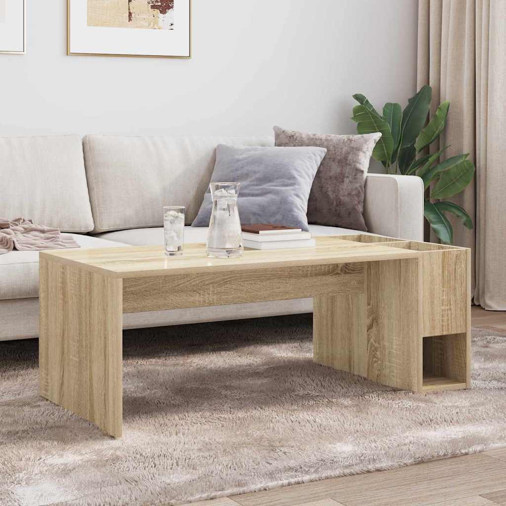 Table basse Chêne Sonoma 101,5 x 50 x 37 cm Bois d'ingénierie