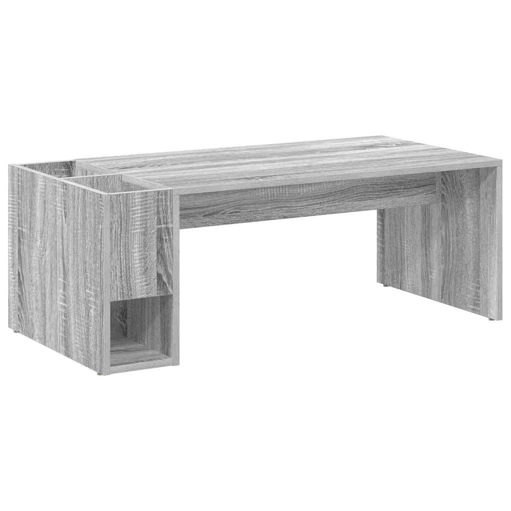 Table basse Gris Sonoma 101,5 x 50 x 37 cm Bois d'ingénierie - XIOS