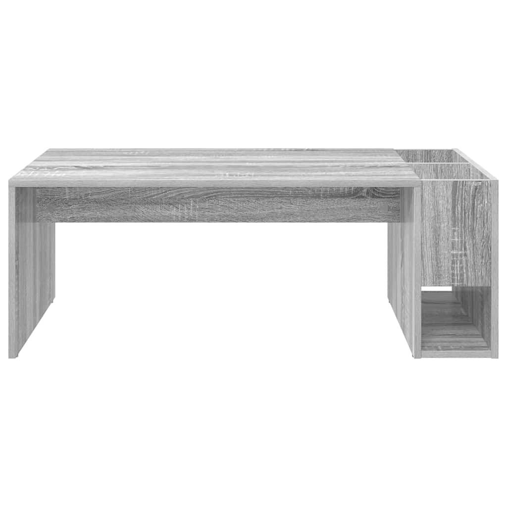 Table basse Gris Sonoma 101,5 x 50 x 37 cm Bois d'ingénierie - XIOS
