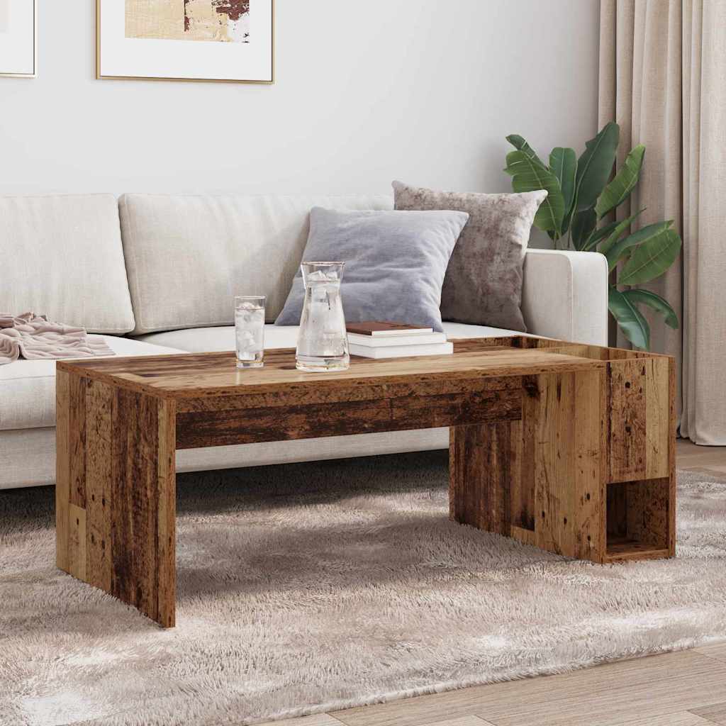 Table basse Bois ancien 101,5 x 50 x 37 cm Bois d'ingénierie - XIOS