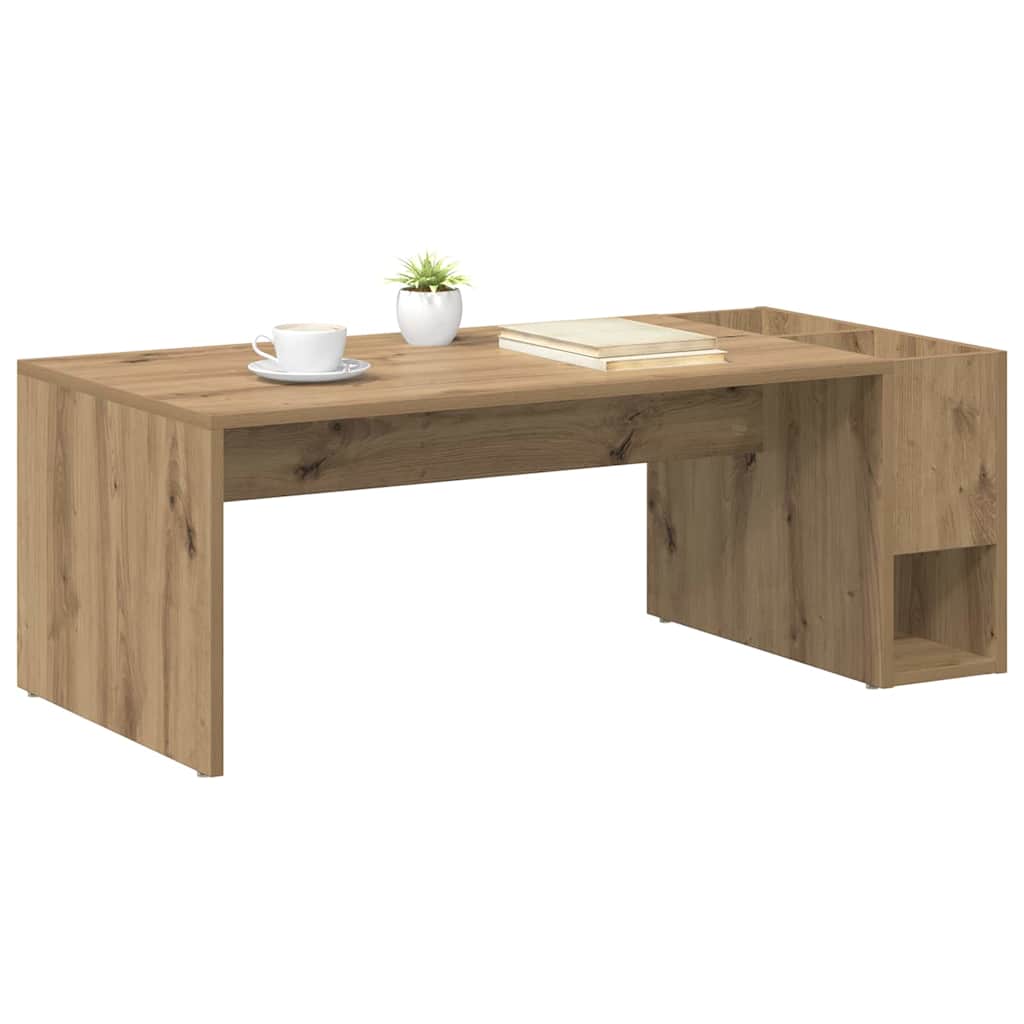 Table basse Chêne artisanal 101,5 x 50 x 37 cm - XIOS