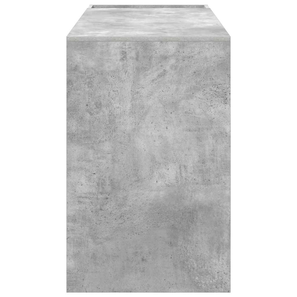 Bureau Gris béton 109 x 50 x 78 cm Bois d'ingénierie - XIOS