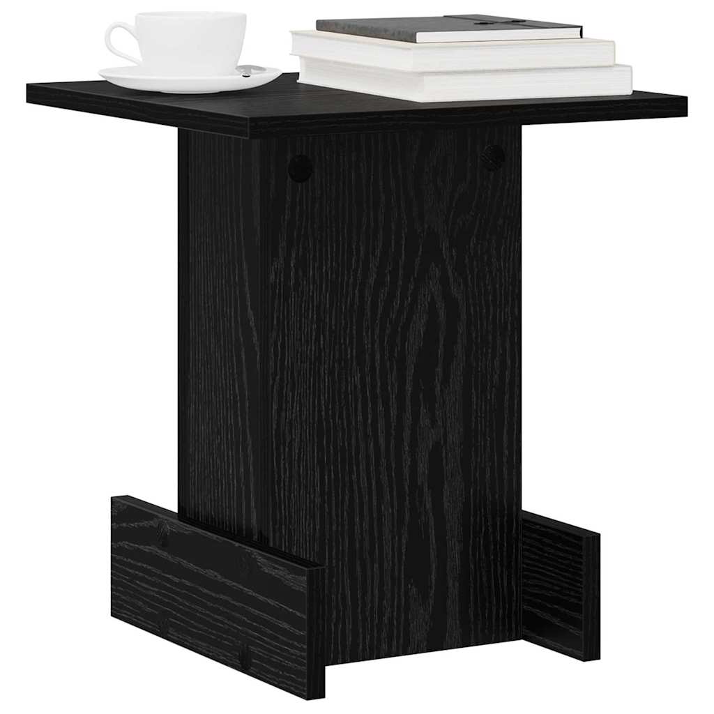 Table d'appoint Chêne noir 35,5 x 35 x 40 cm Bois d'ingénierie - XIOS