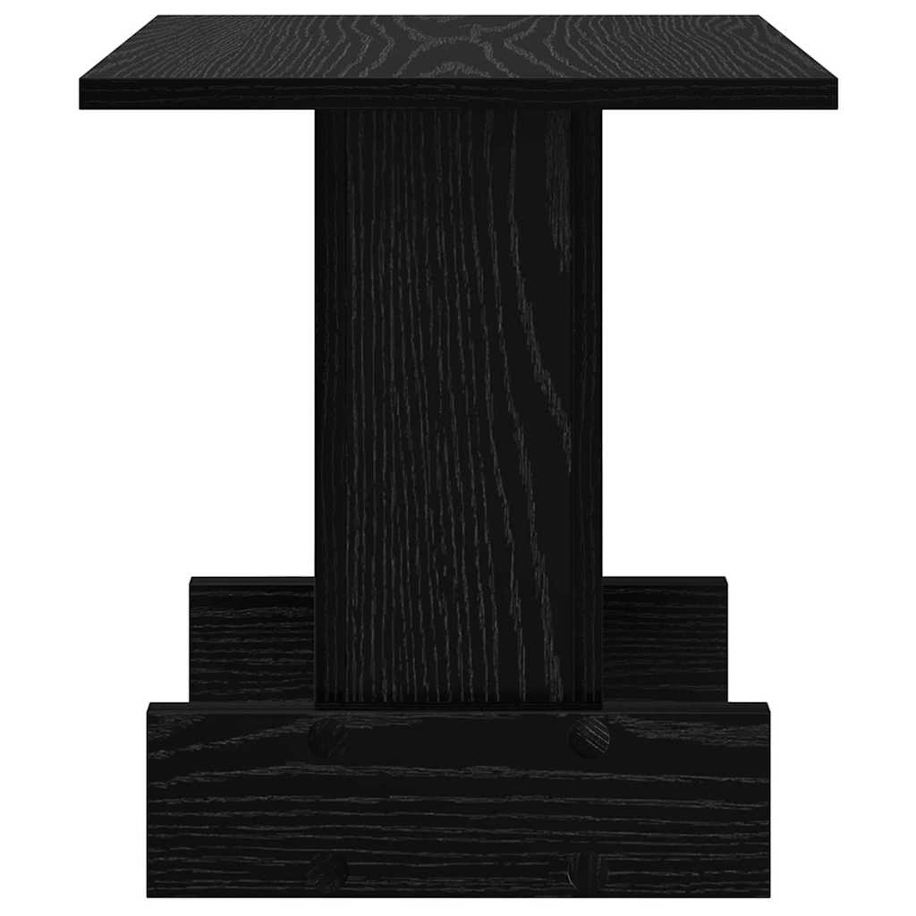 Table d'appoint Chêne noir 35,5 x 35 x 40 cm Bois d'ingénierie - XIOS