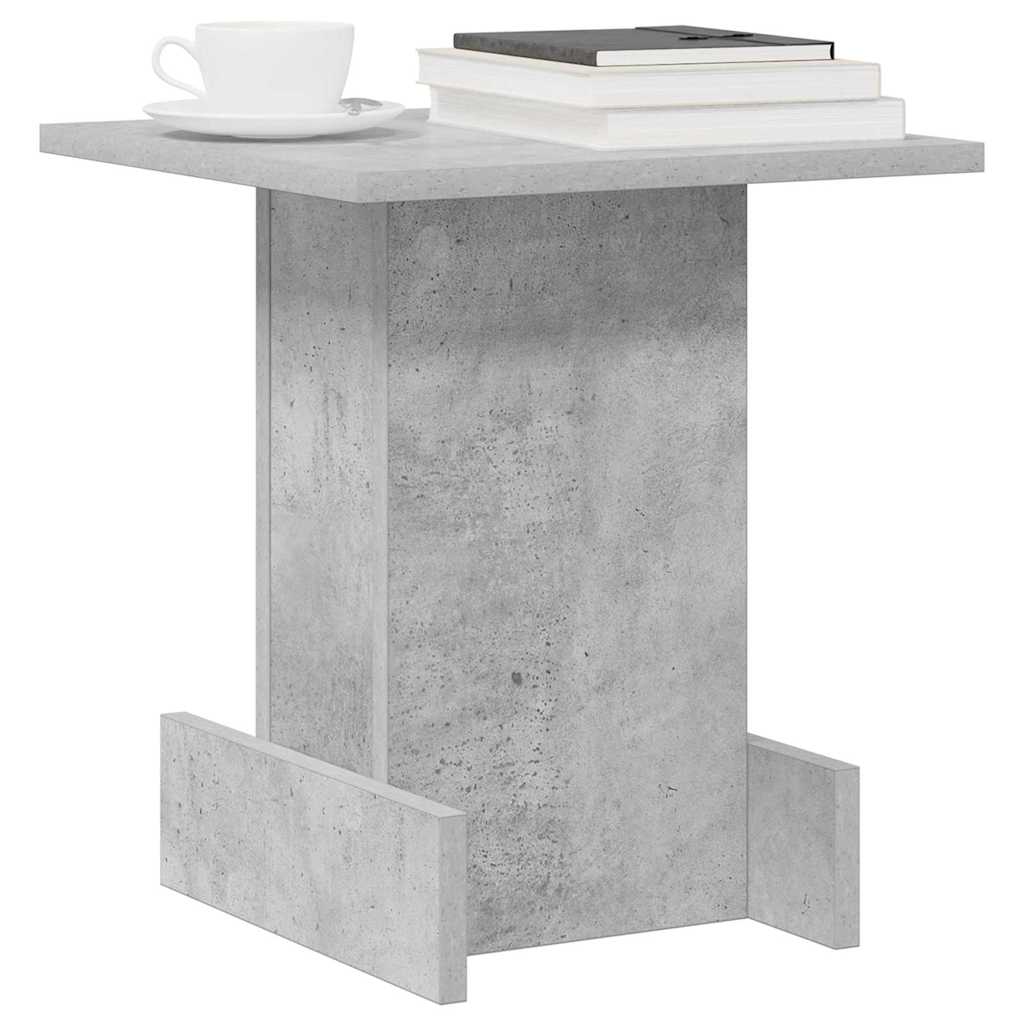 Table d'appoint Gris béton 35,5 x 35 x 40 cm Bois d'ingénierie - XIOS