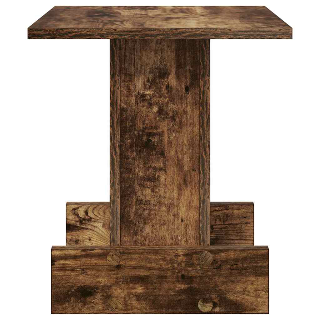 Table d'appoint Chêne fumé 35,5 x 35 x 40 cm Bois d'ingénierie - XIOS