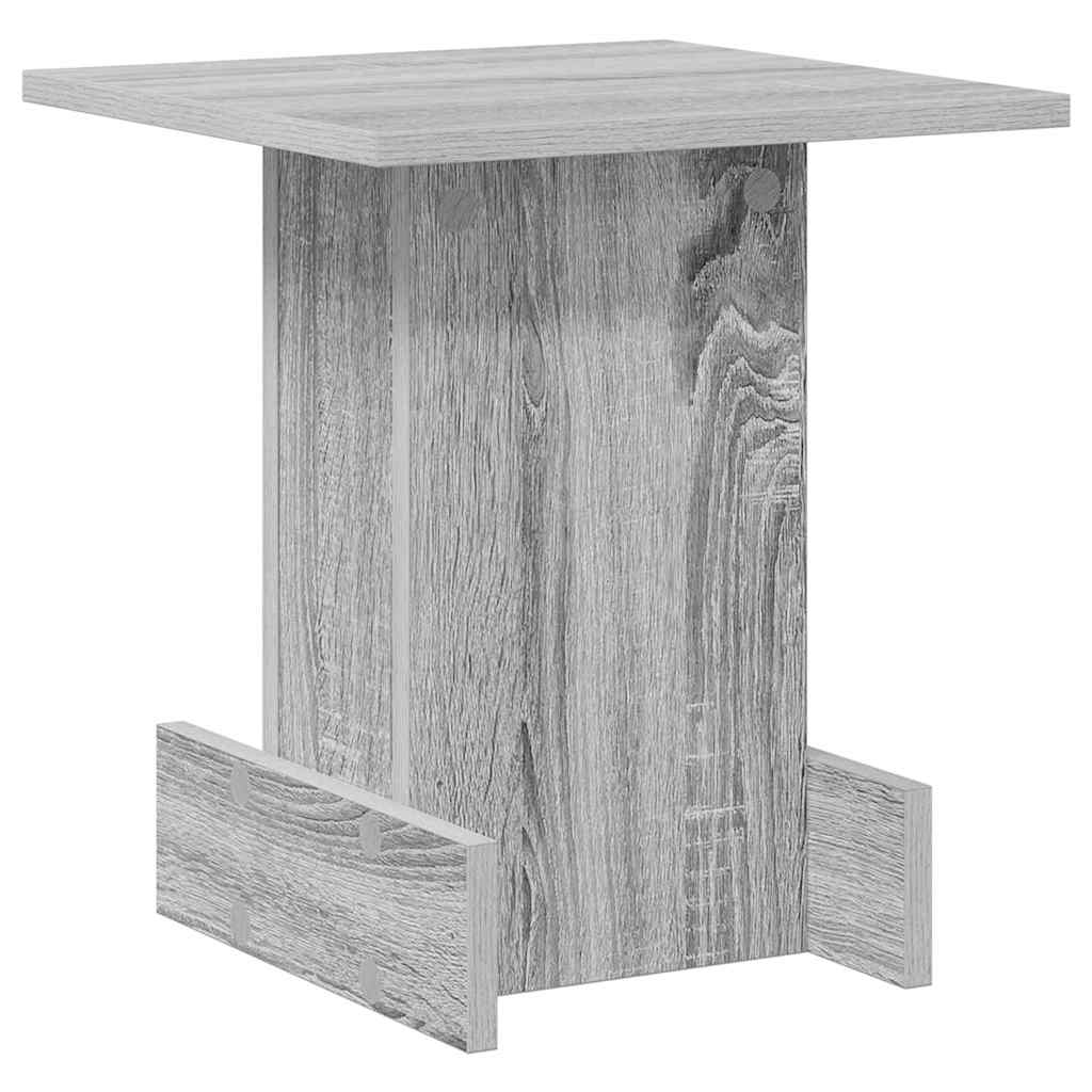 Table d'appoint Gris Sonoma 35,5 x 35 x 40 cm Bois d'ingénierie - XIOS