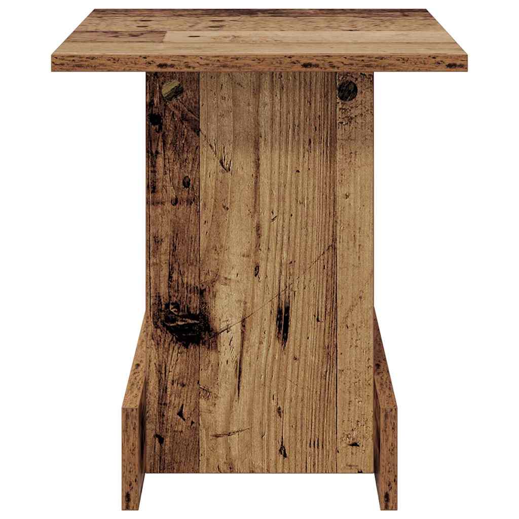 Table d'appoint Bois ancien 35,5 x 35 x 40 cm Bois d'ingénierie - XIOS