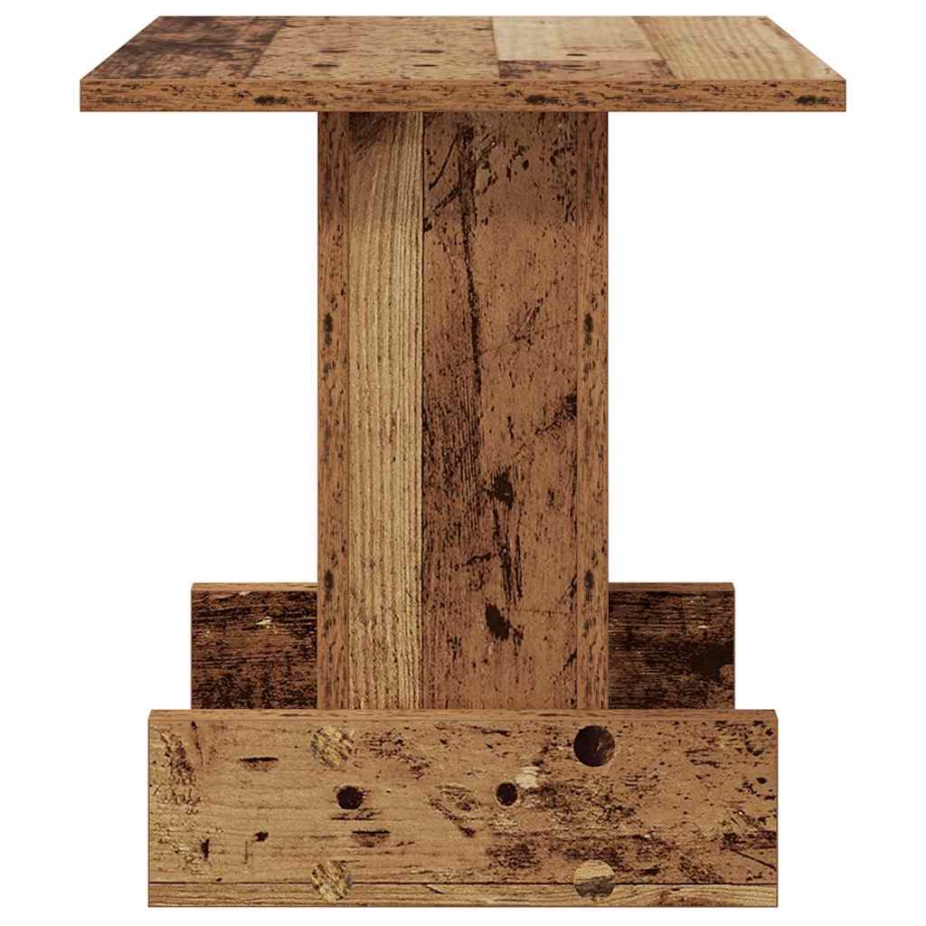 Table d'appoint Bois ancien 35,5 x 35 x 40 cm Bois d'ingénierie - XIOS