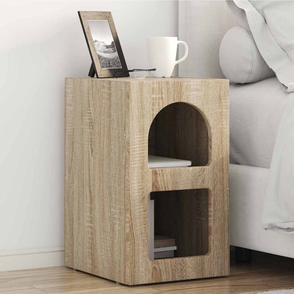 Table de chevet 2 pcs Chêne Sonoma 29,5 x 33,5 x 50 cm - XIOS