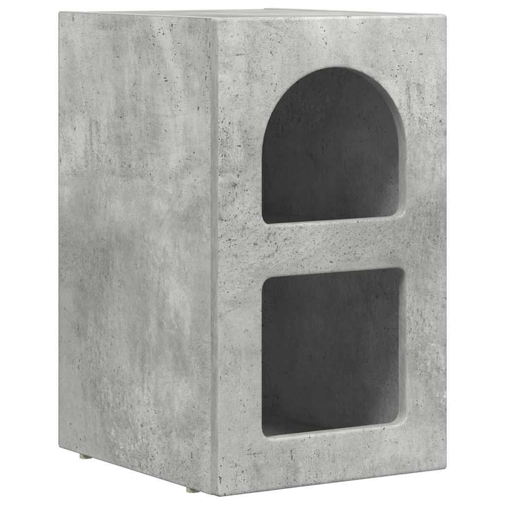Table de chevet 2 pcs Gris béton 29,5 x 33,5 x 50 cm - XIOS