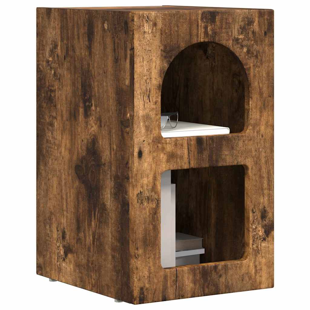 Table de chevet 2 pcs Chêne fumé 29,5 x 33,5 x 50 cm - XIOS