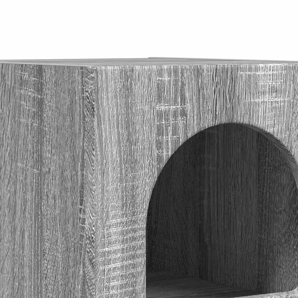 Table de chevet 2 pcs Gris Sonoma 29,5 x 33,5 x 50 cm - XIOS