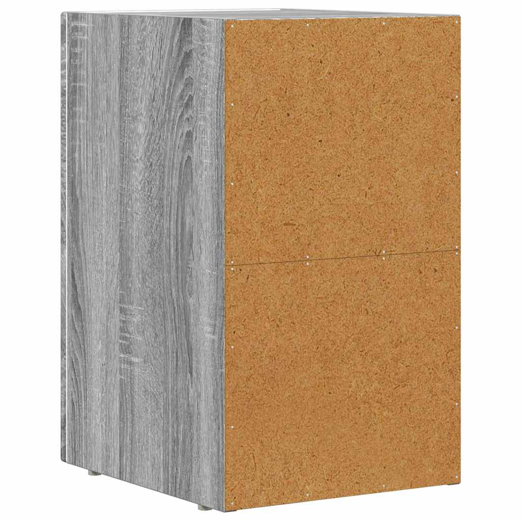 Table de chevet 2 pcs Gris Sonoma 29,5 x 33,5 x 50 cm - XIOS