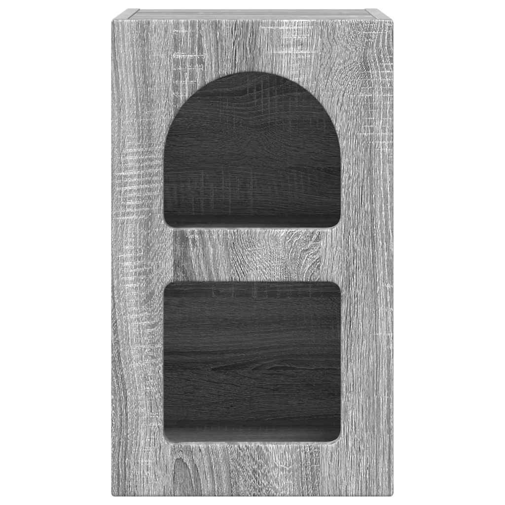Table de chevet 2 pcs Gris Sonoma 29,5 x 33,5 x 50 cm - XIOS