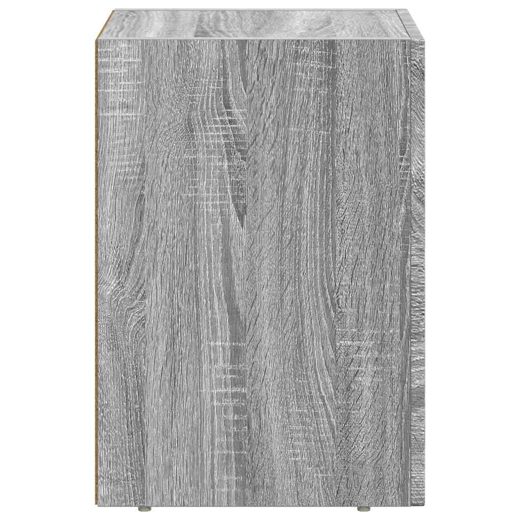 Table de chevet 2 pcs Gris Sonoma 29,5 x 33,5 x 50 cm - XIOS