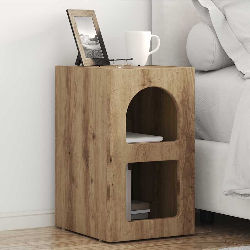 Table de chevet 2 pcs Chêne artisanal 29,5 x 33,5 x 50 cm - XIOS