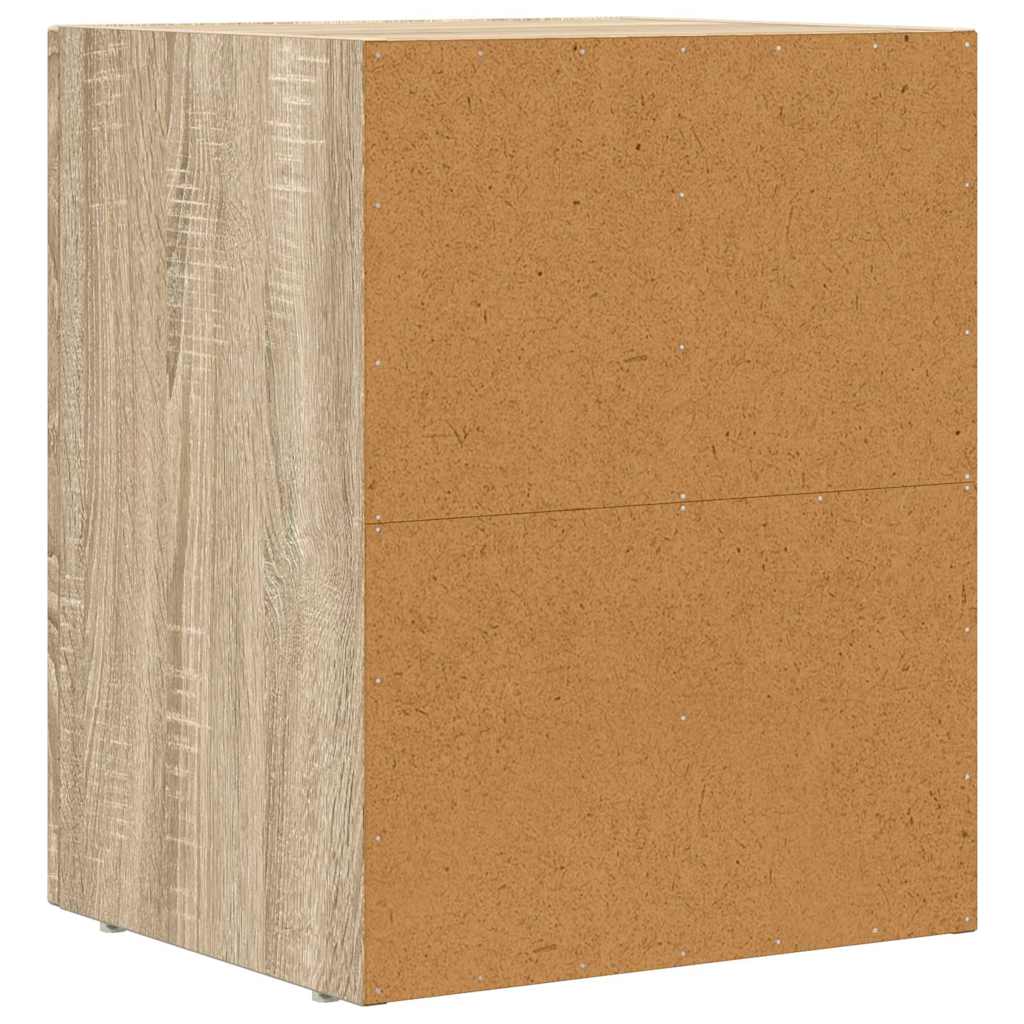 Table de chevet Chêne Sonoma 40 x 35 x 50 cm Bois d'ingénierie - XIOS