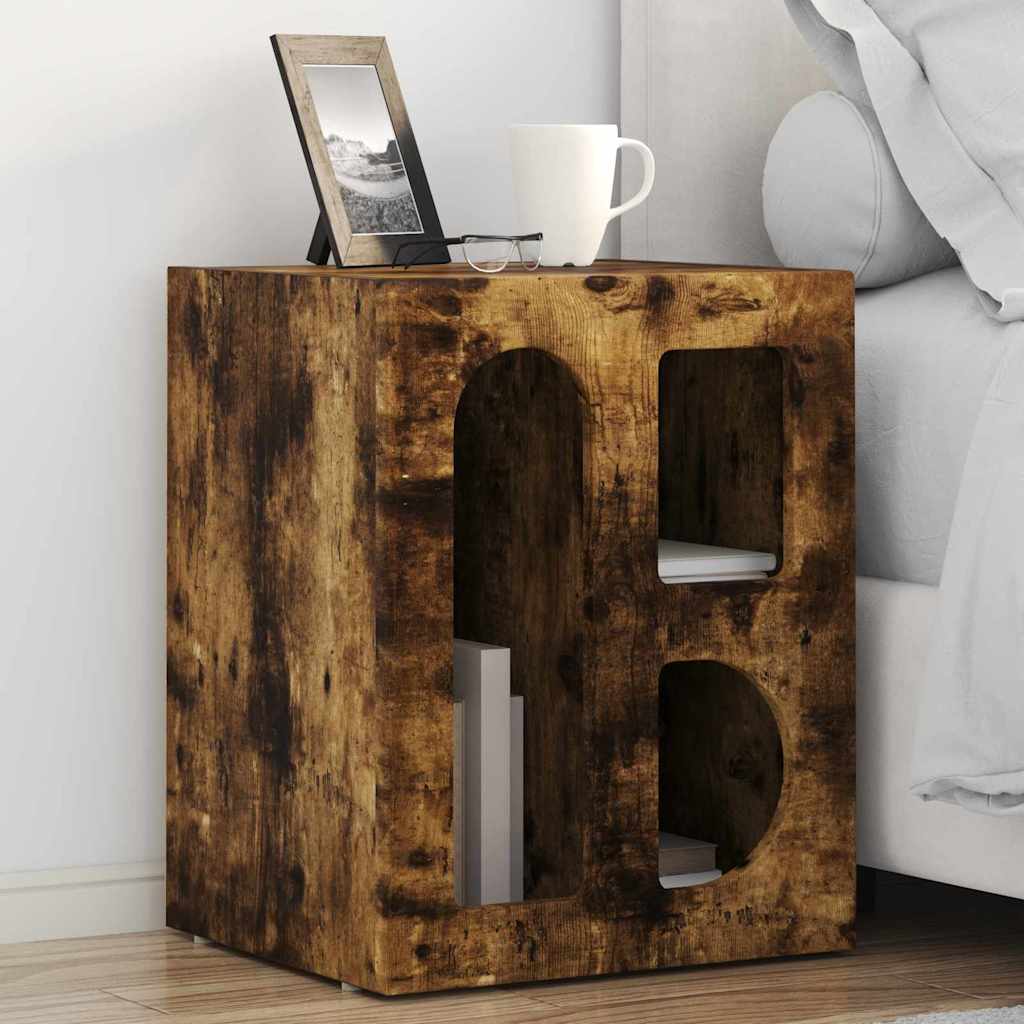Table de chevet 2 pcs Chêne fumé 40 x 35 x 50 cm - XIOS