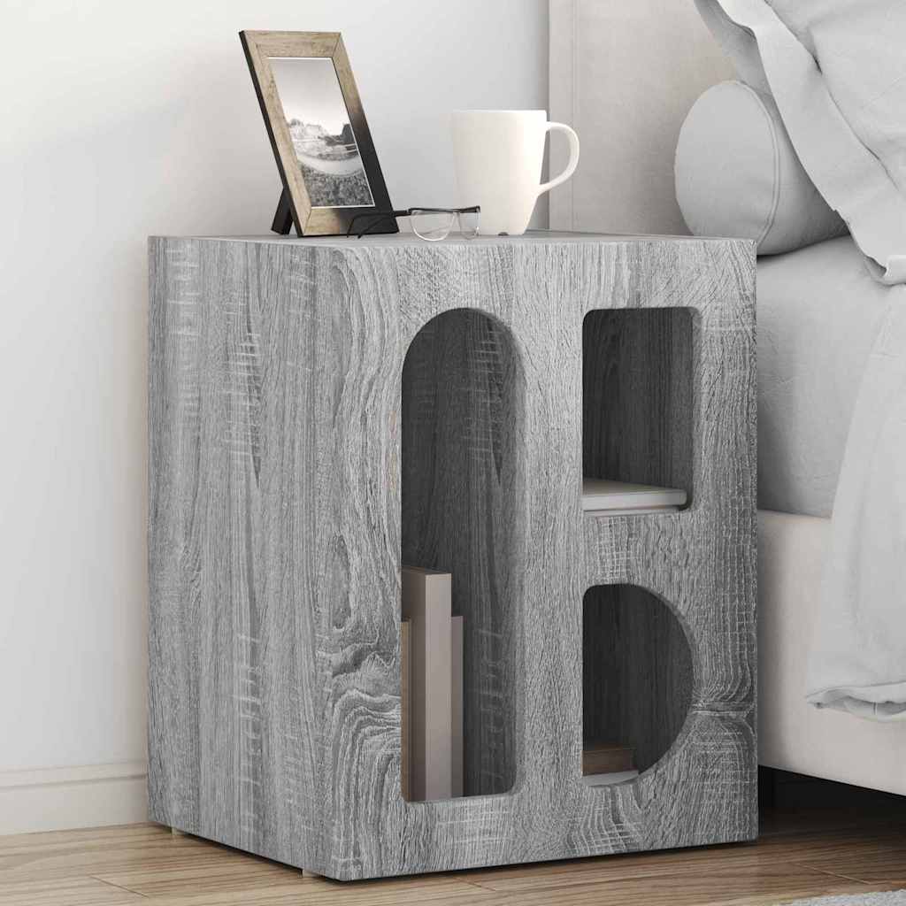 Table de chevet 2 pcs Gris Sonoma 40 x 35 x 50 cm - XIOS