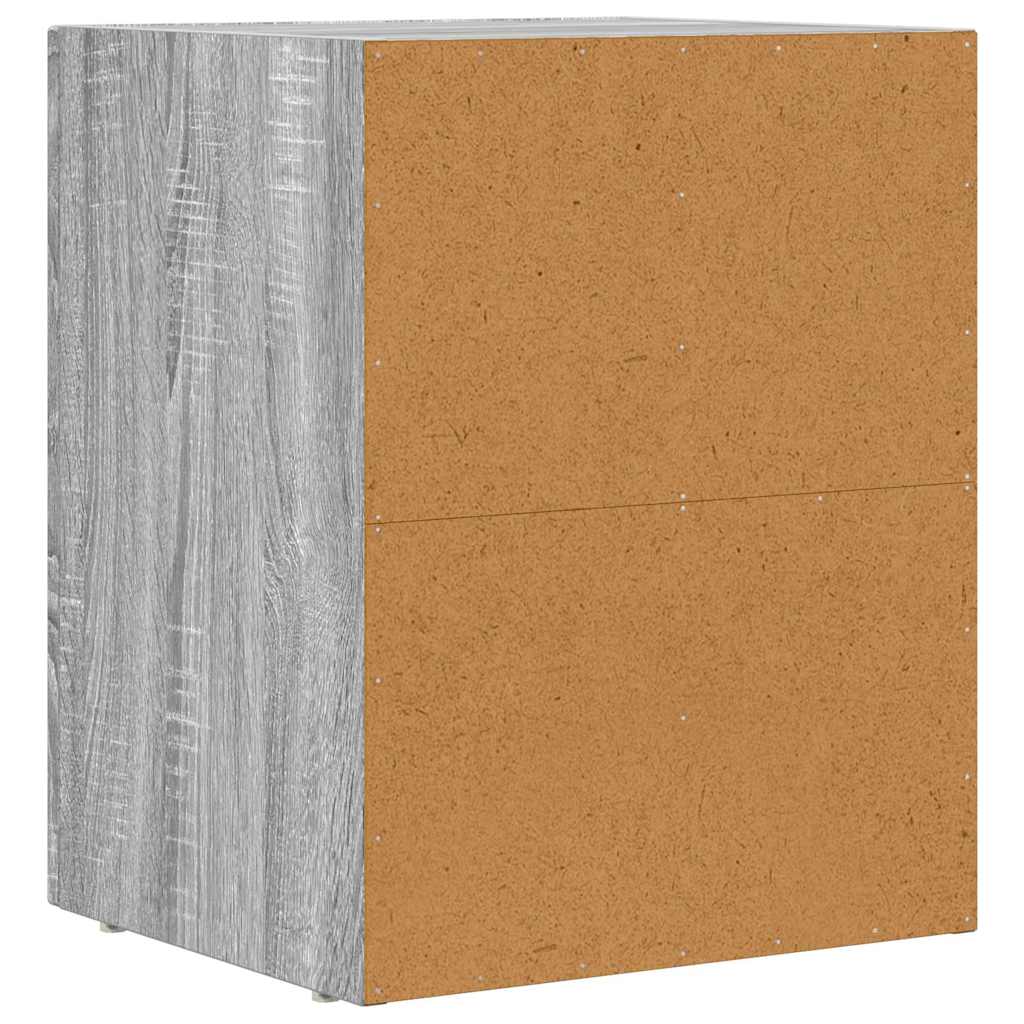 Table de chevet 2 pcs Gris Sonoma 40 x 35 x 50 cm - XIOS