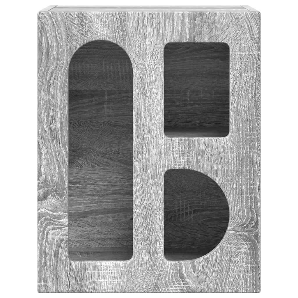 Table de chevet 2 pcs Gris Sonoma 40 x 35 x 50 cm - XIOS