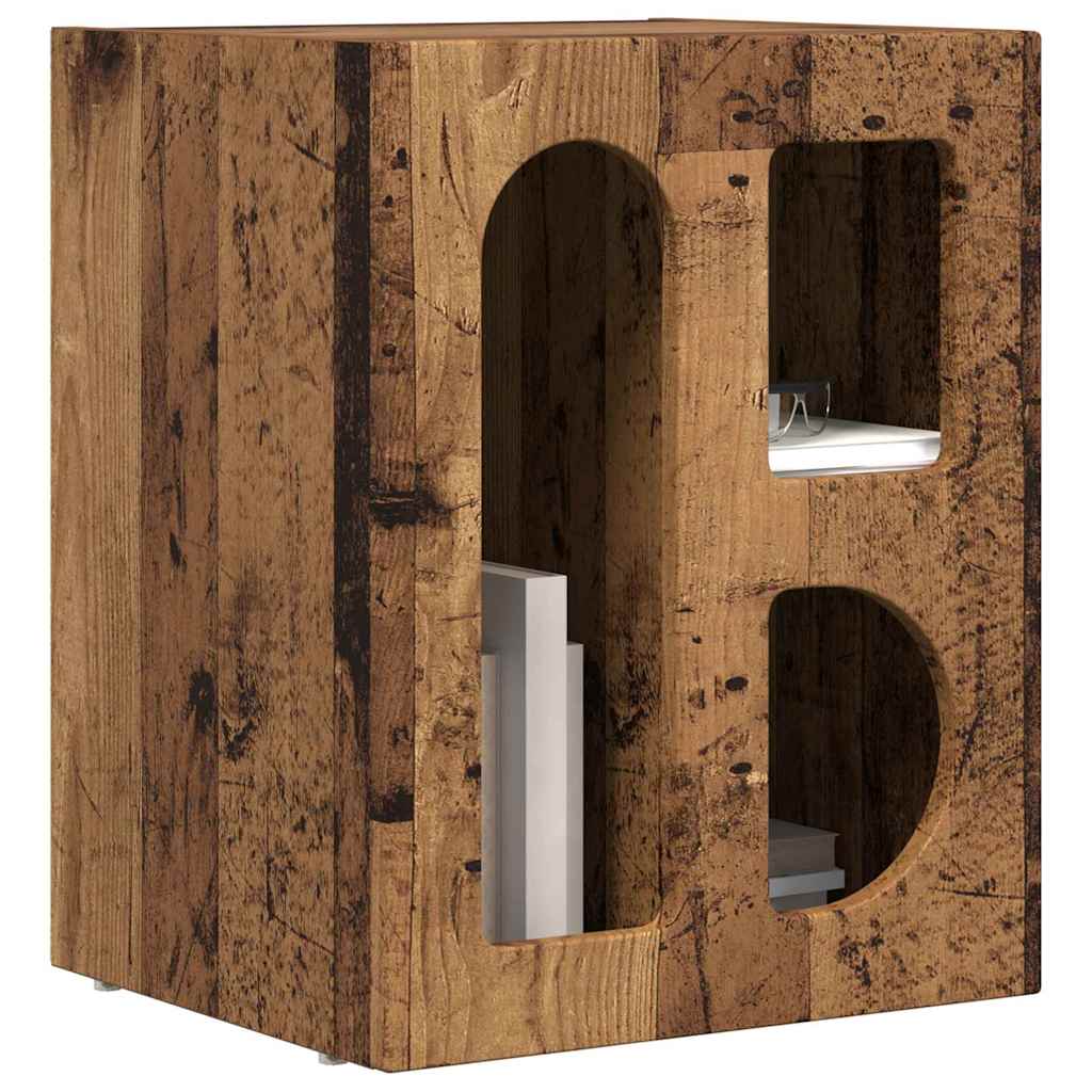 Table de chevet 2 pcs Bois ancien 40 x 35 x 50 cm - XIOS