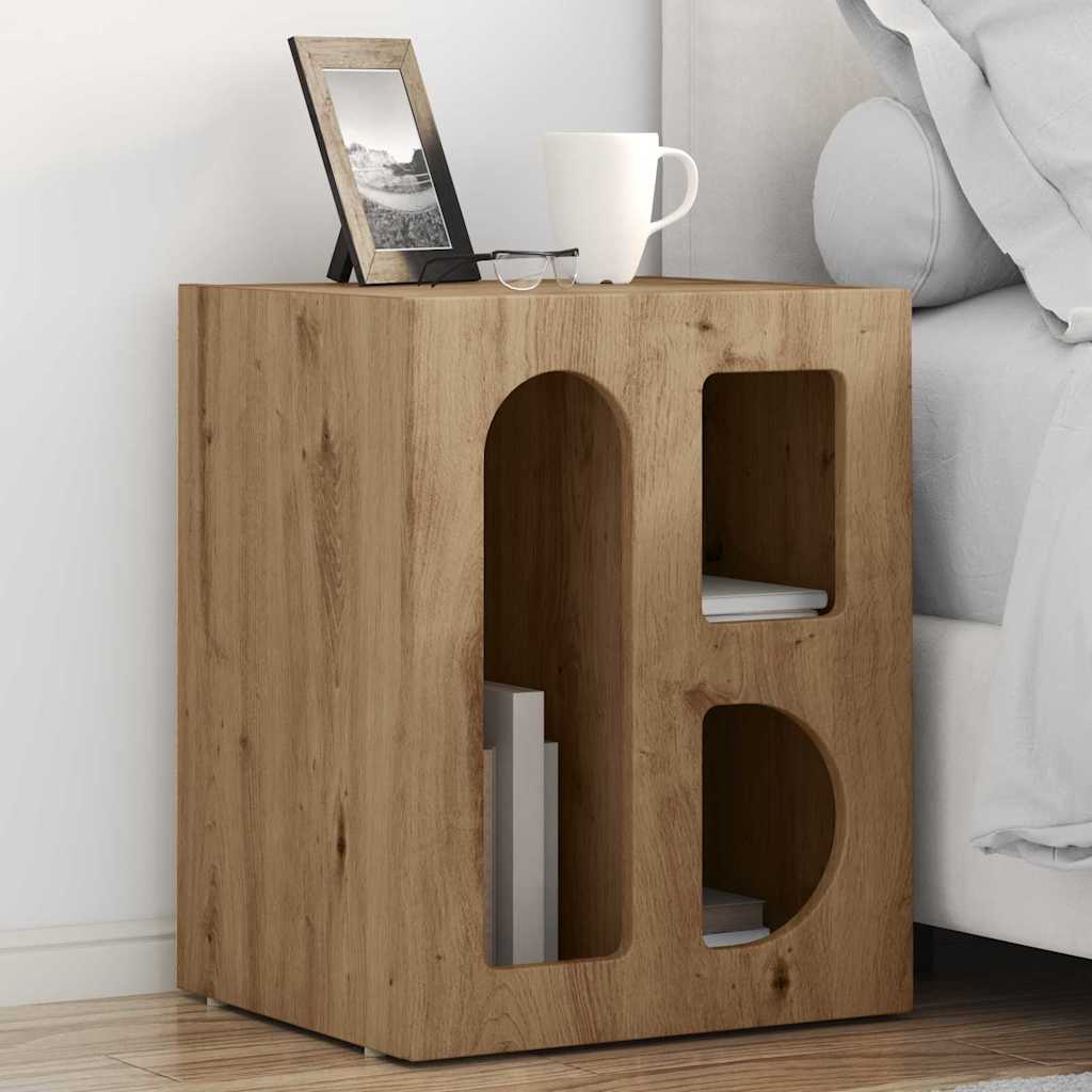 Table de chevet 2 pcs Chêne artisanal 40 x 35 x 50 cm - XIOS