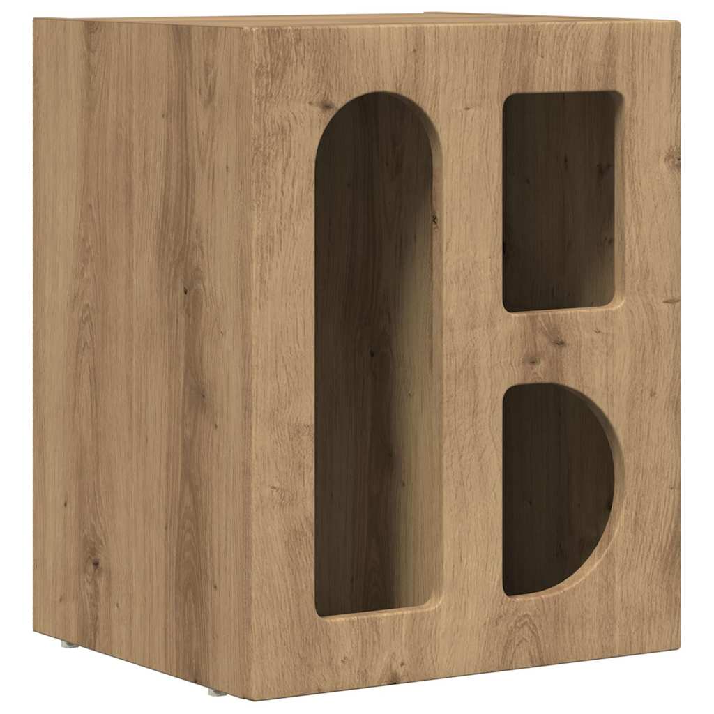 Table de chevet 2 pcs Chêne artisanal 40 x 35 x 50 cm - XIOS