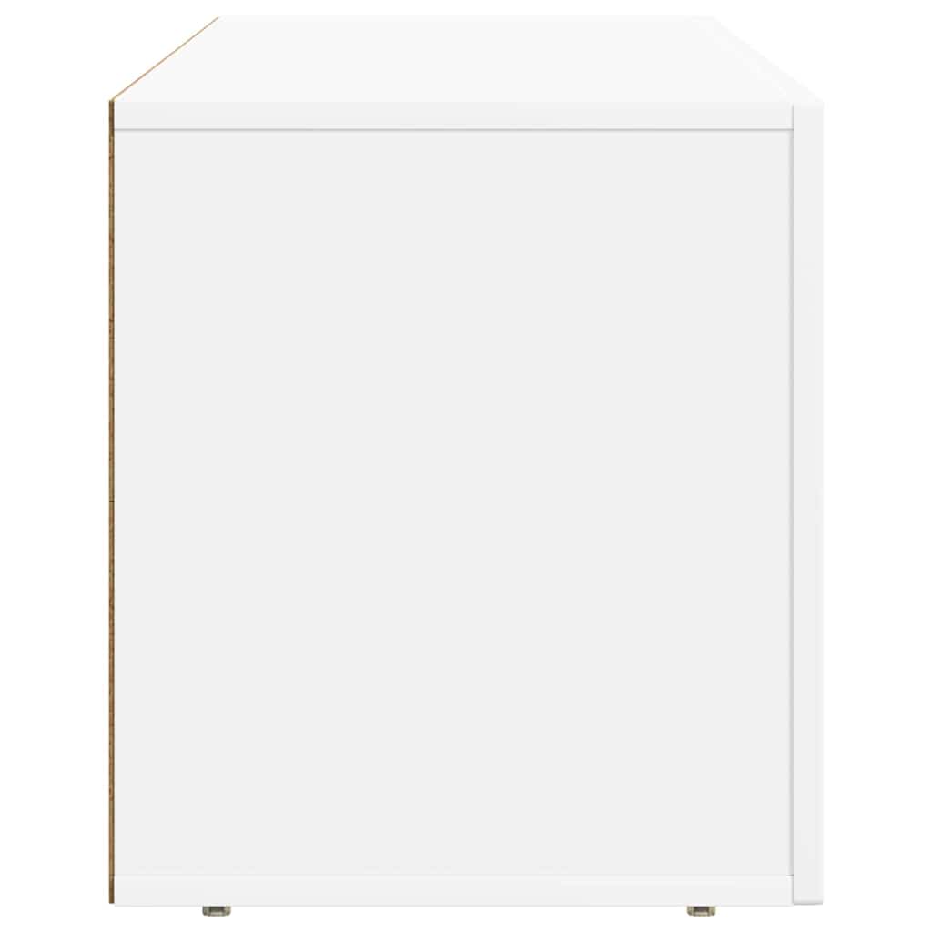 Meuble TV Blanc 100 x 35 x 40 cm Bois d'ingénierie - XIOS