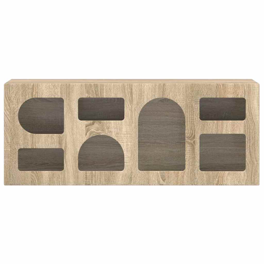 Meuble TV Chêne Sonoma 100 x 35 x 40 cm Bois d'ingénierie - XIOS