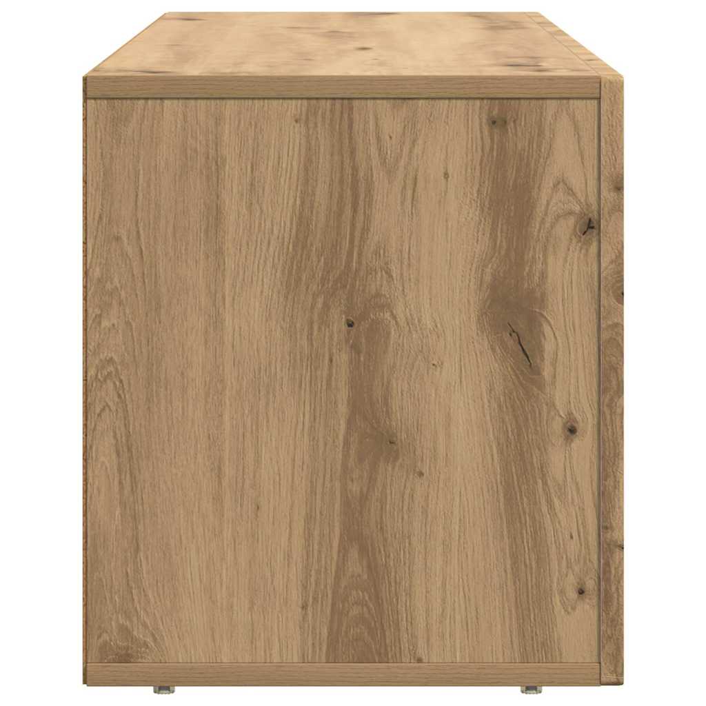 Meuble TV Chêne artisanal 100 x 35 x 40 cm Bois d'ingénierie - XIOS