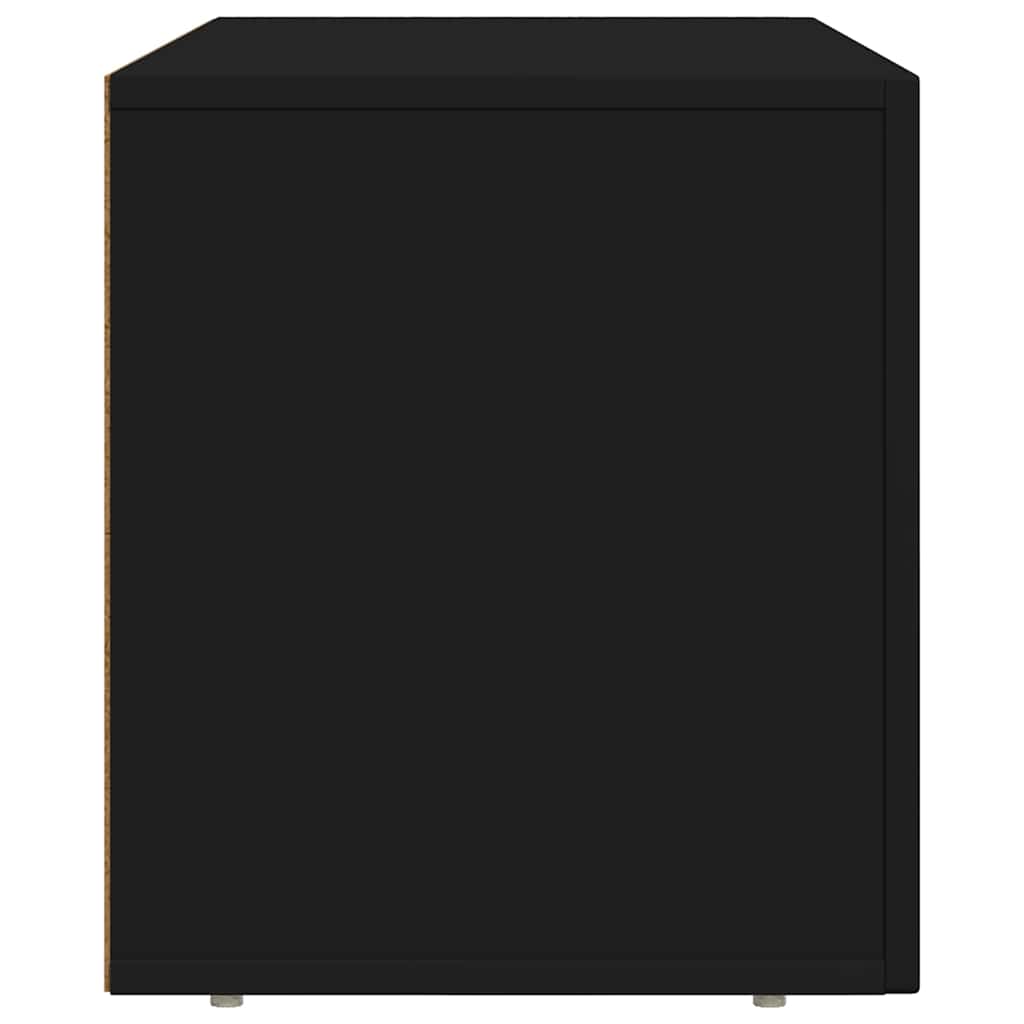 Meuble TV Noir 80 x 35 x 40 cm Bois d'ingénierie - XIOS