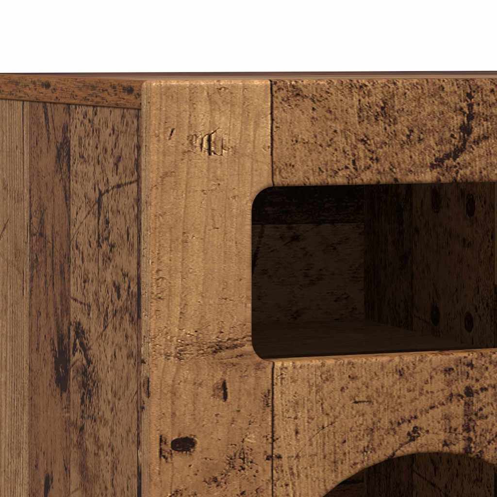 Meuble TV Bois ancien 80 x 35 x 40 cm Bois d'ingénierie - XIOS
