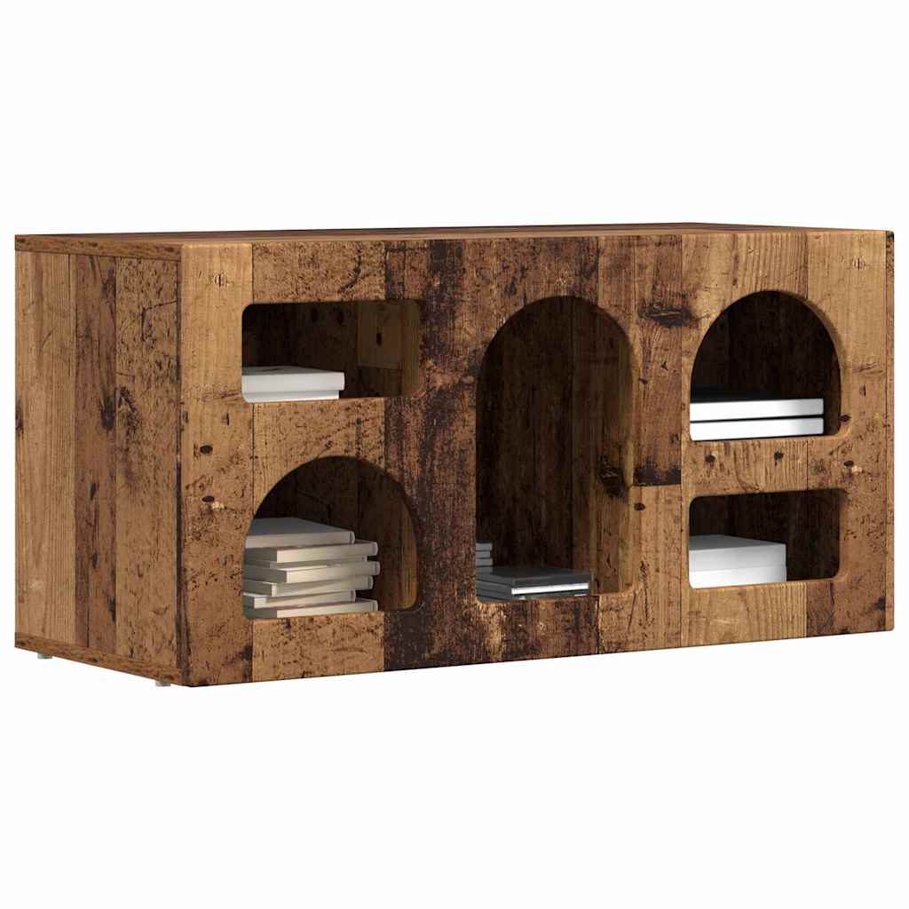 Meuble TV Bois ancien 80 x 35 x 40 cm Bois d'ingénierie - XIOS