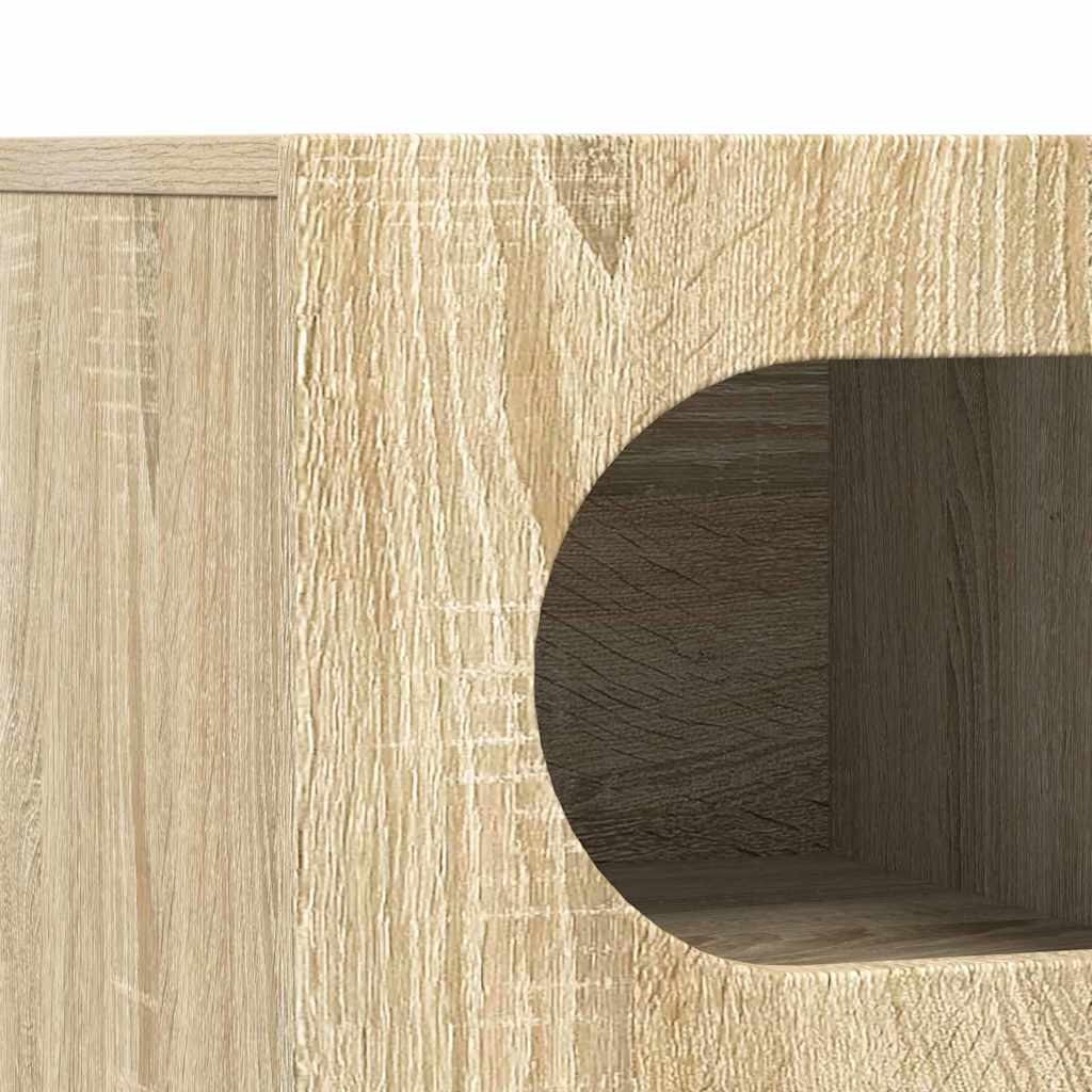 Meuble TV ELST 60 x 35 x 40 cm Chêne Sonoma Bois d'ingénierie - XIOS