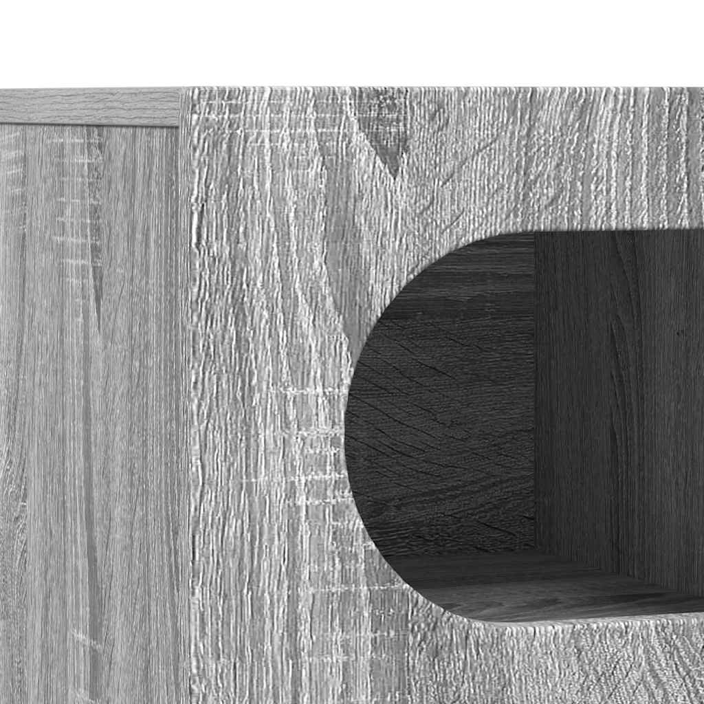Meuble TV ELST 60 x 35 x 40 cm Gris Sonoma Bois d'ingénierie - XIOS