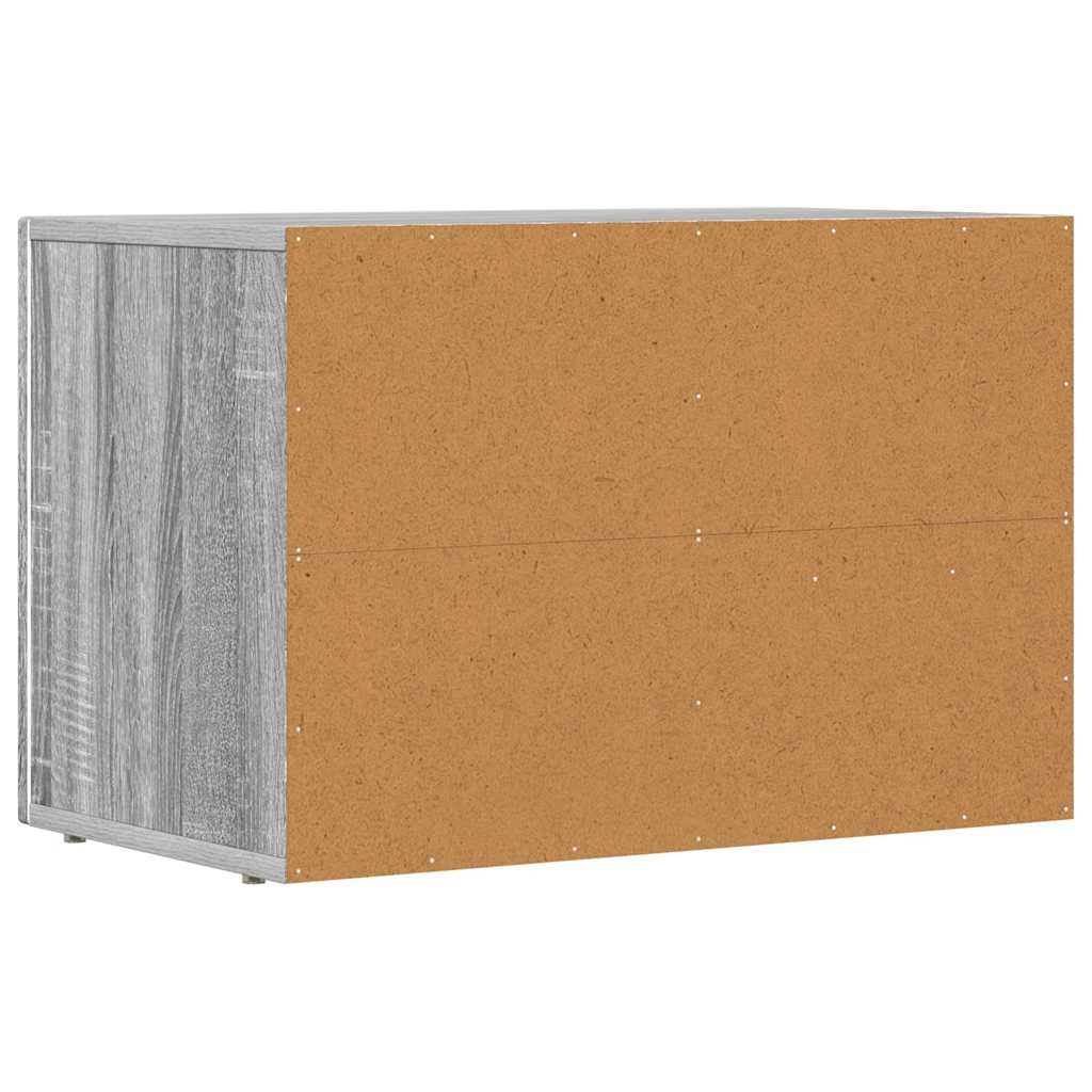 Meuble TV ELST 60 x 35 x 40 cm Gris Sonoma Bois d'ingénierie - XIOS