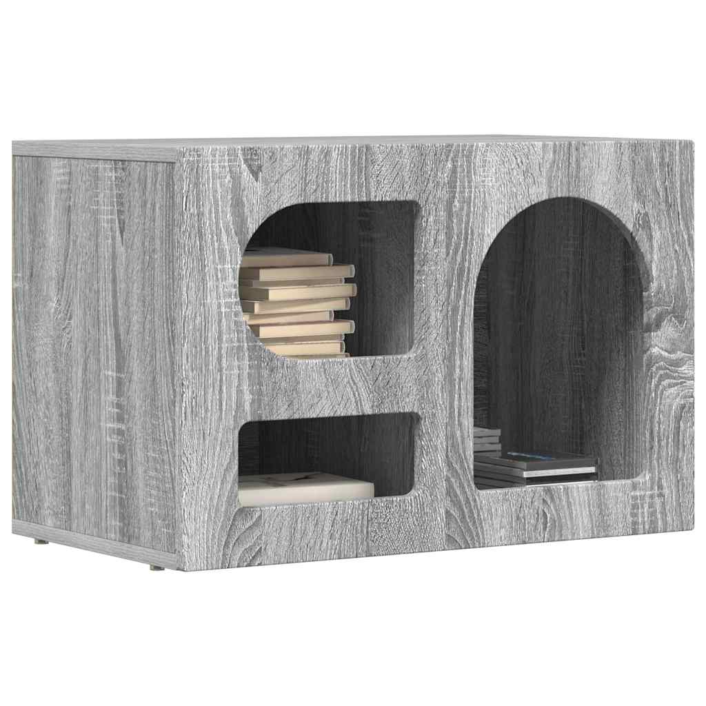 Meuble TV ELST 60 x 35 x 40 cm Gris Sonoma Bois d'ingénierie - XIOS