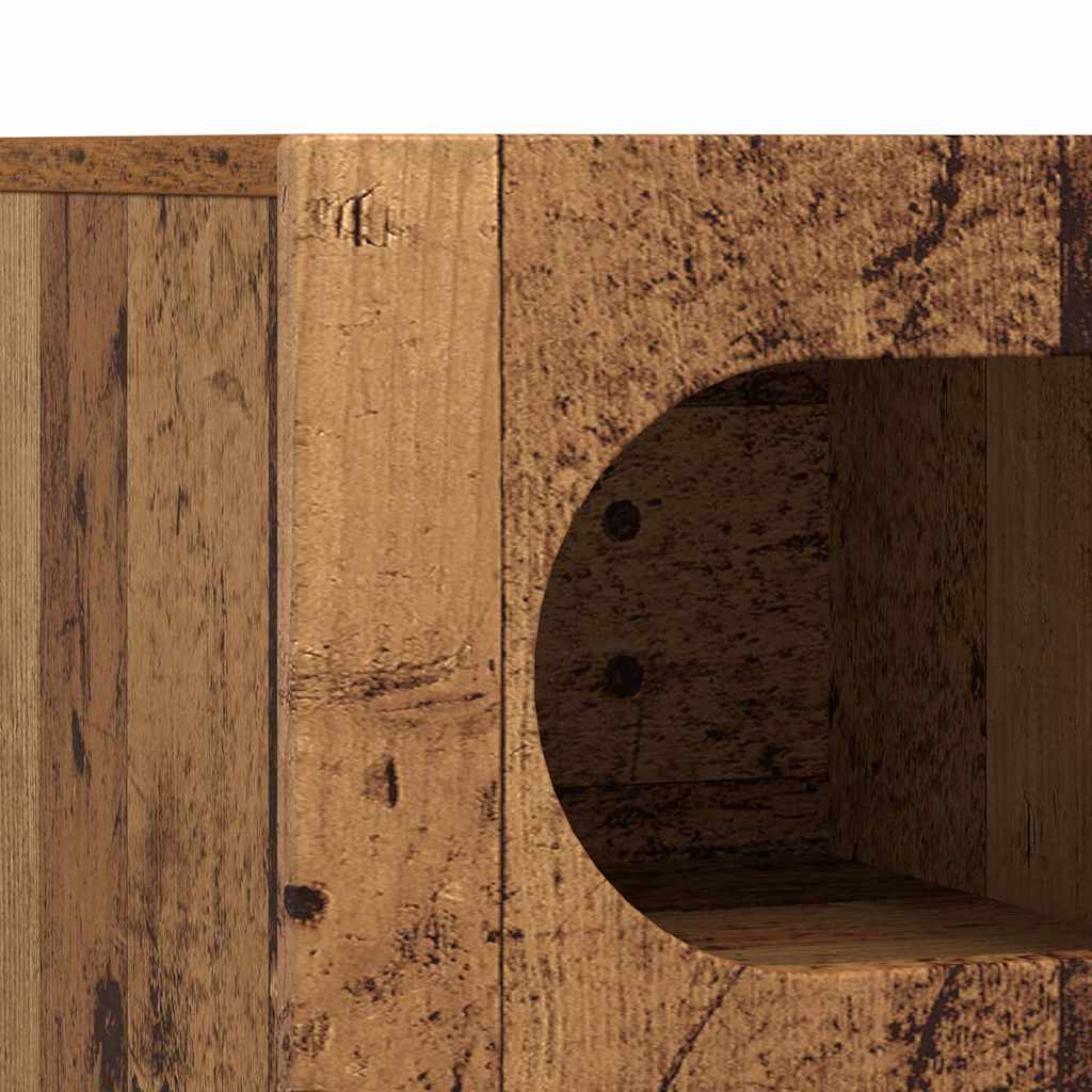 Meuble TV ELST 60 x 35 x 40 cm Bois ancien Bois d'ingénierie - XIOS