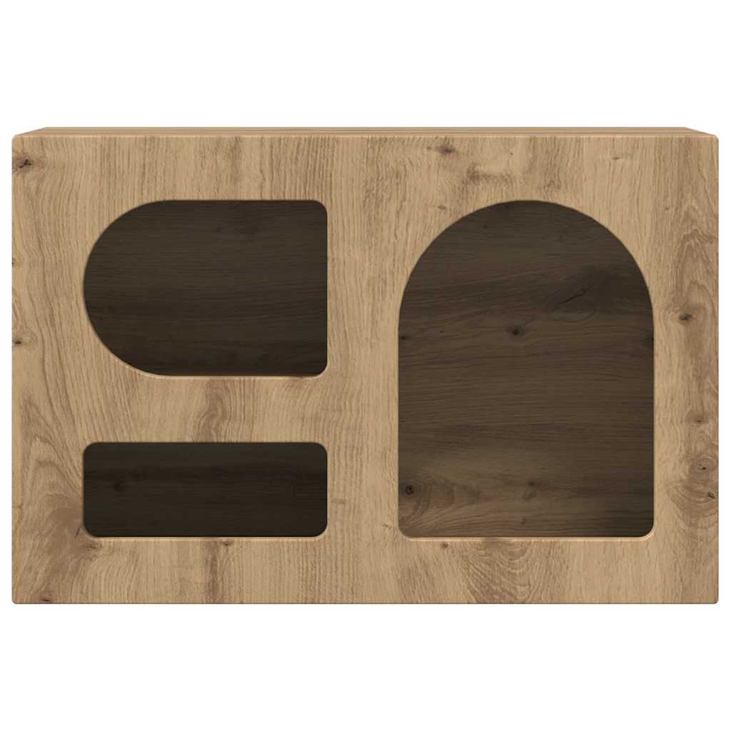 Meuble TV ELST 60 x 35 x 40 cm Chêne artisanal - XIOS