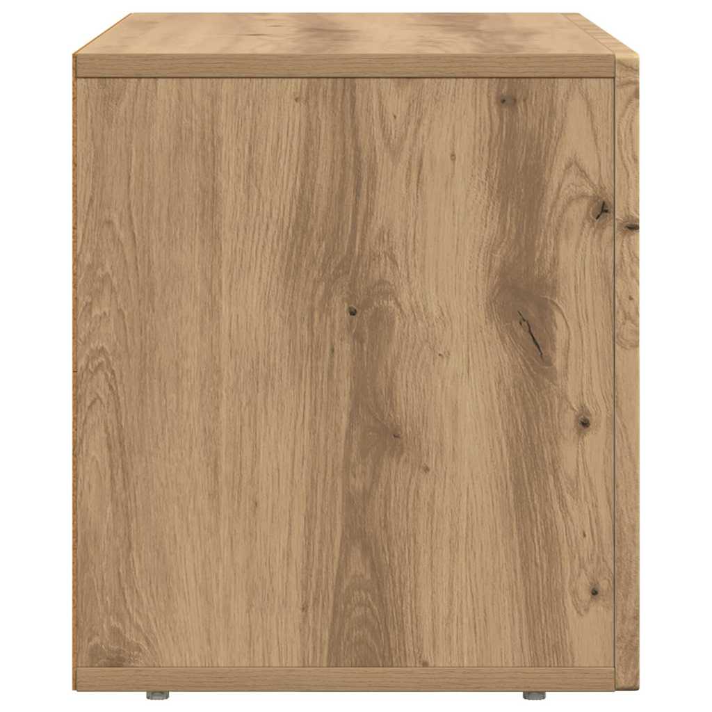 Meuble TV Chêne artisanal 60 x 35 x 40 cm Bois d'ingénierie - XIOS