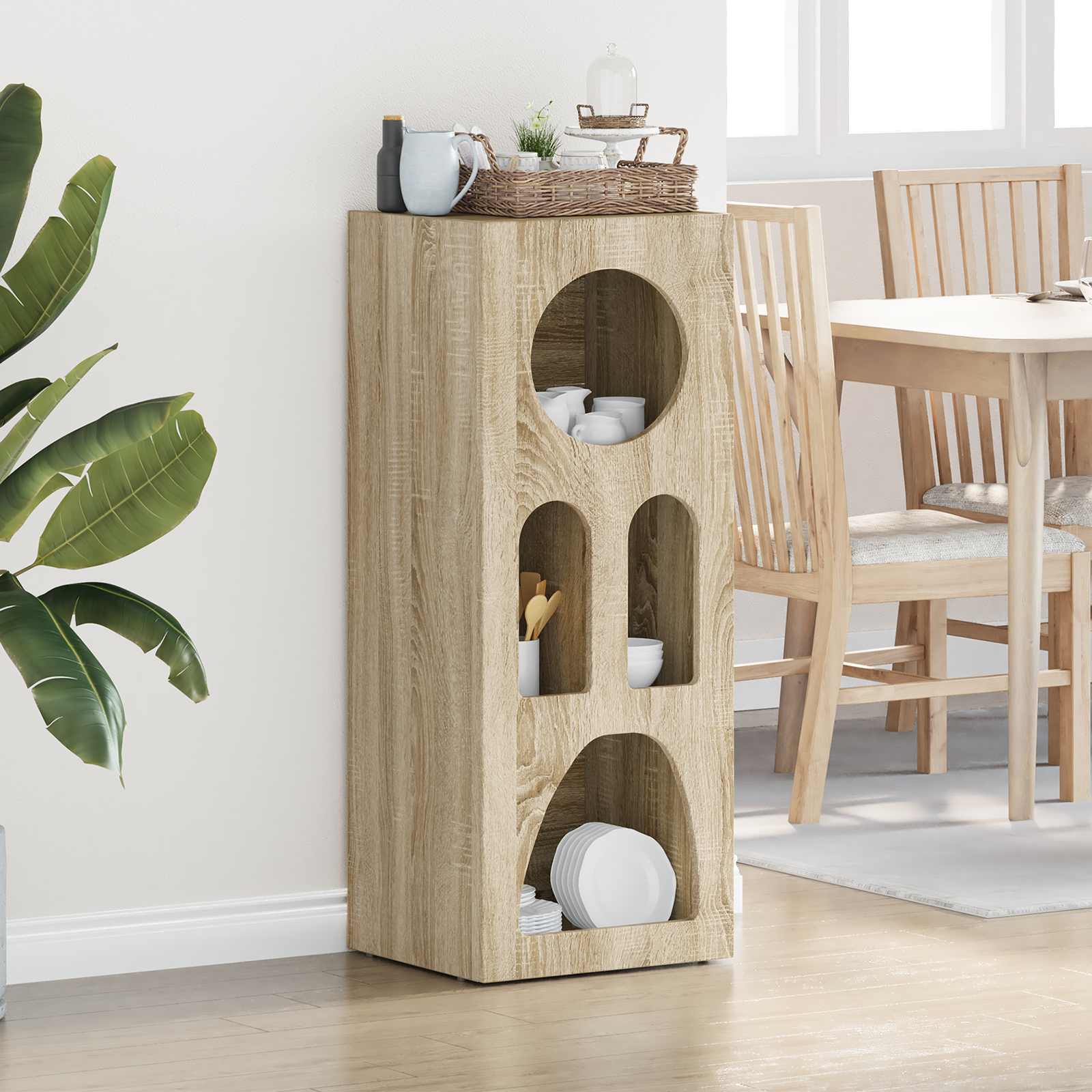 Buffet Chêne Sonoma 40 x 35 x 100,5 cm Bois d'ingénierie - XIOS