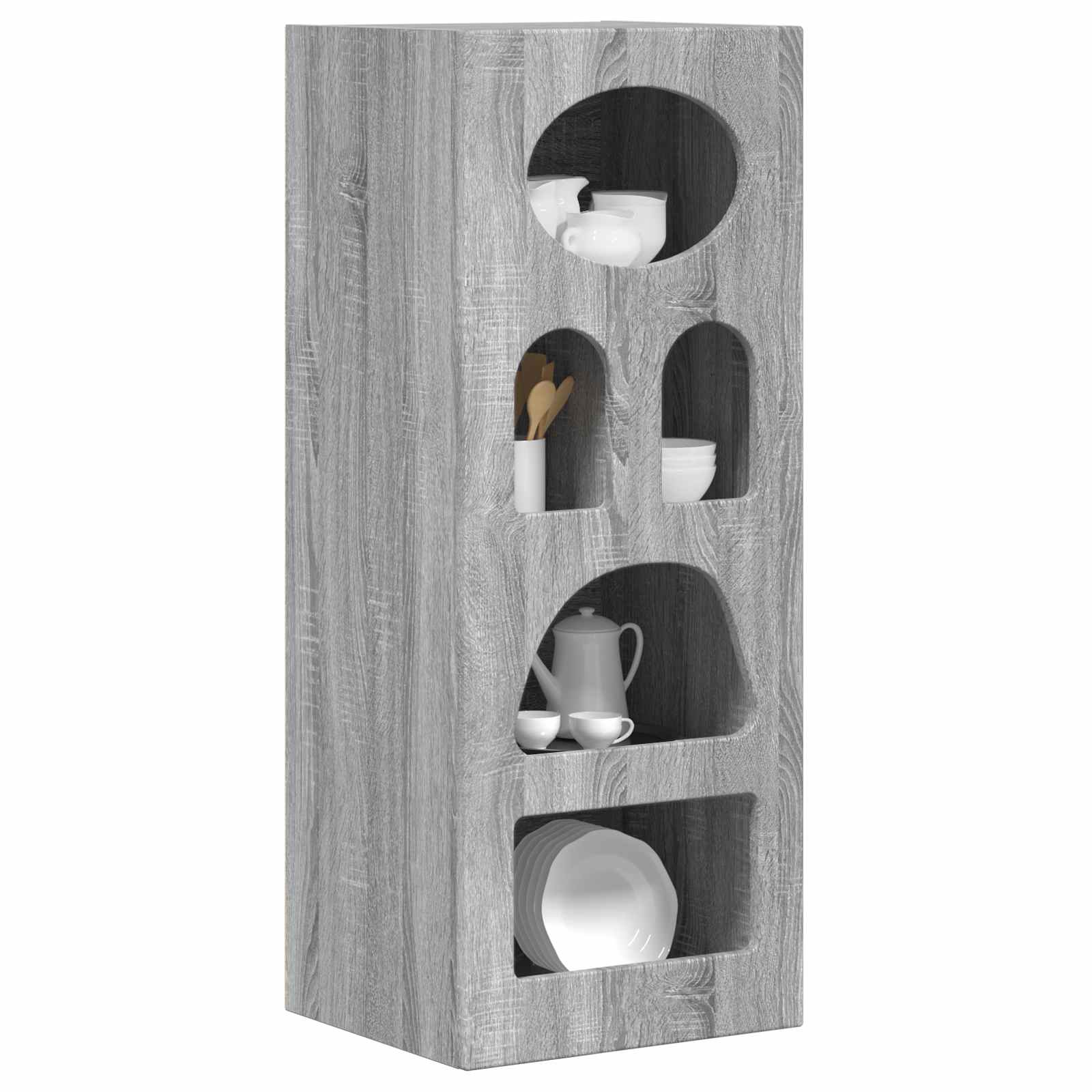 Buffet Gris Sonoma 40 x 35 x 100,5 cm Bois d'ingénierie - XIOS