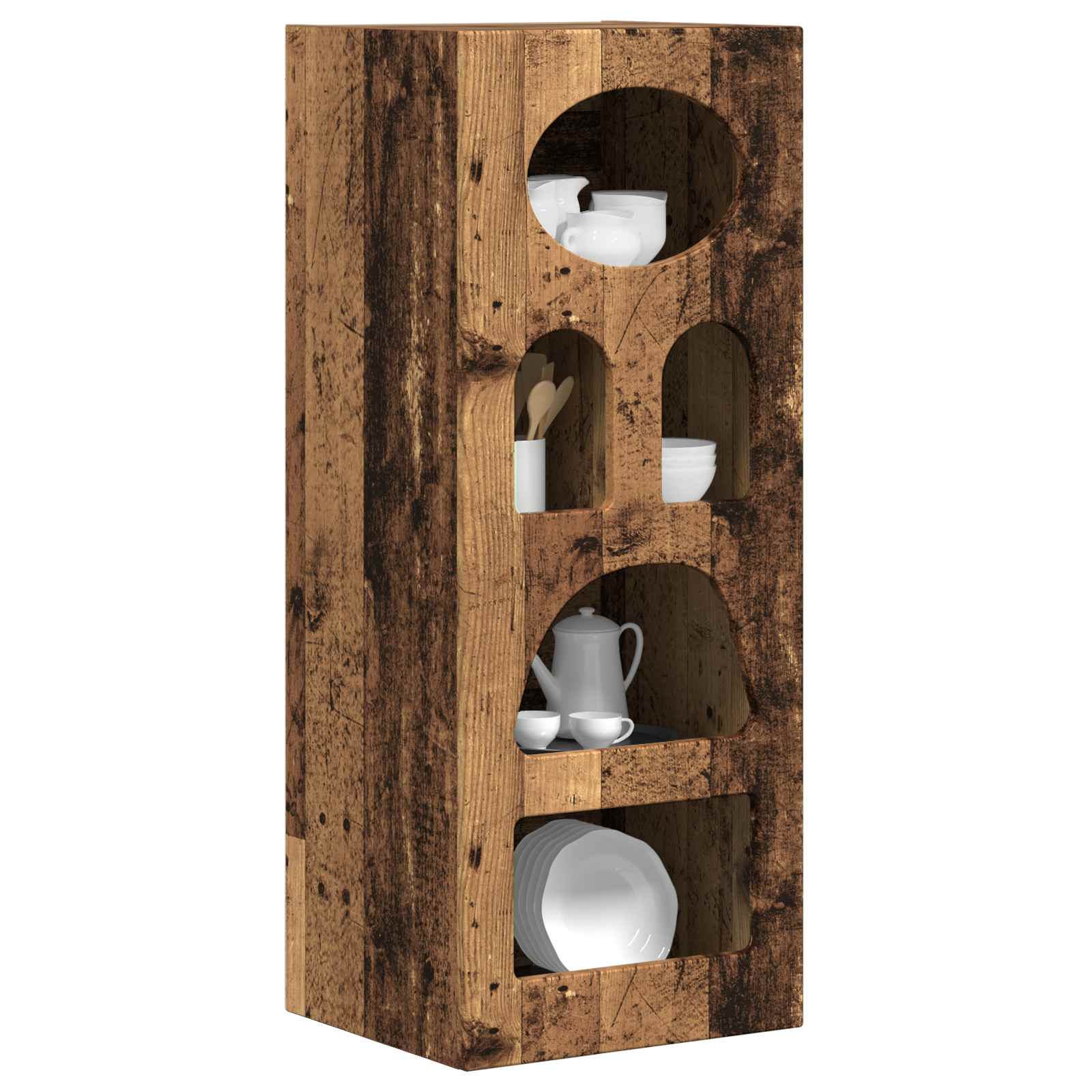 Buffet Bois ancien 40 x 35 x 100,5 cm Bois d'ingénierie - XIOS