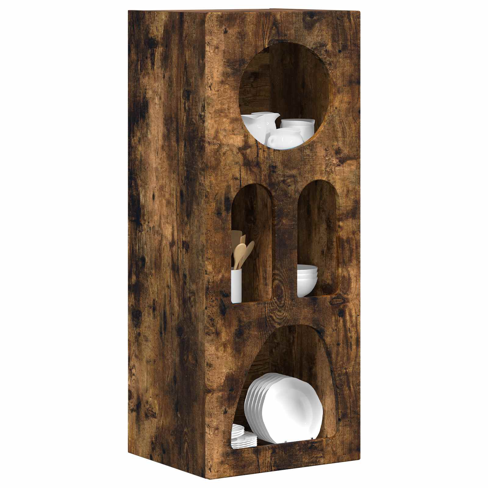Buffet Chêne fumé 40 x 35 x 100.5 cm Bois d'ingénierie - XIOS
